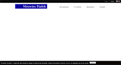 Desktop Screenshot of mrowiecfialek.com