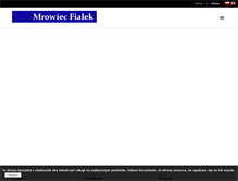 Tablet Screenshot of mrowiecfialek.com